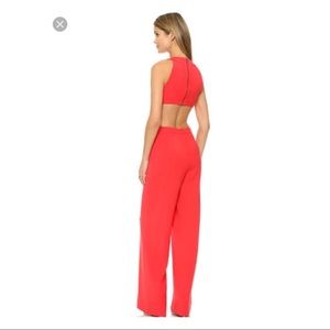 BCBG Emjay red jumpsuit